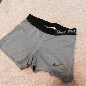 Gray Dri-fit Nike Pros